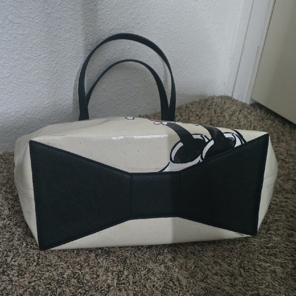 Kate Spade ♠️ Limited Edition Disney Minnie Mouse Storybook Tote (EUC)(HTF)❤️🖤 - Picture 8 of 12